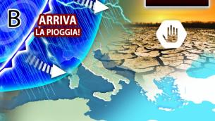 Ancora siccità al Nord, ma torna la pioggia sull'Italia: il meteo