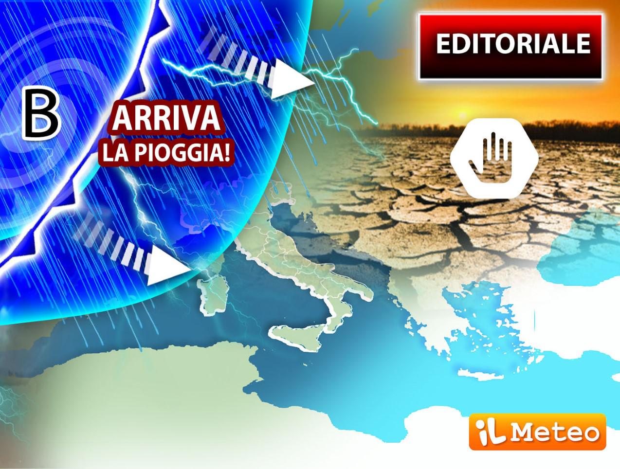 Ancora siccità al Nord, ma torna la pioggia sull'Italia: il meteo