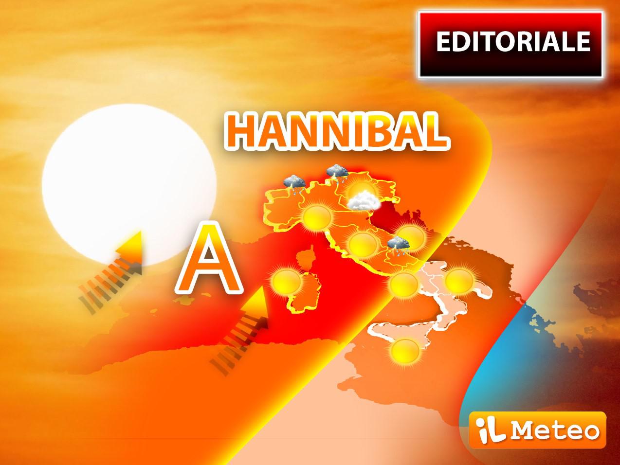Anticiclone africano Hannibal domina nel weekend, il meteo