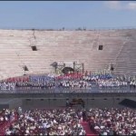 Arena di Verona, centinaia di bambini da tutta Italia cantano il Va' pensiero - Video