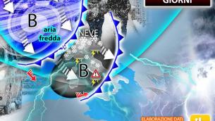 Arriva la tempesta dell'Immacolata, mercoledì 8 neve anche in pianura
