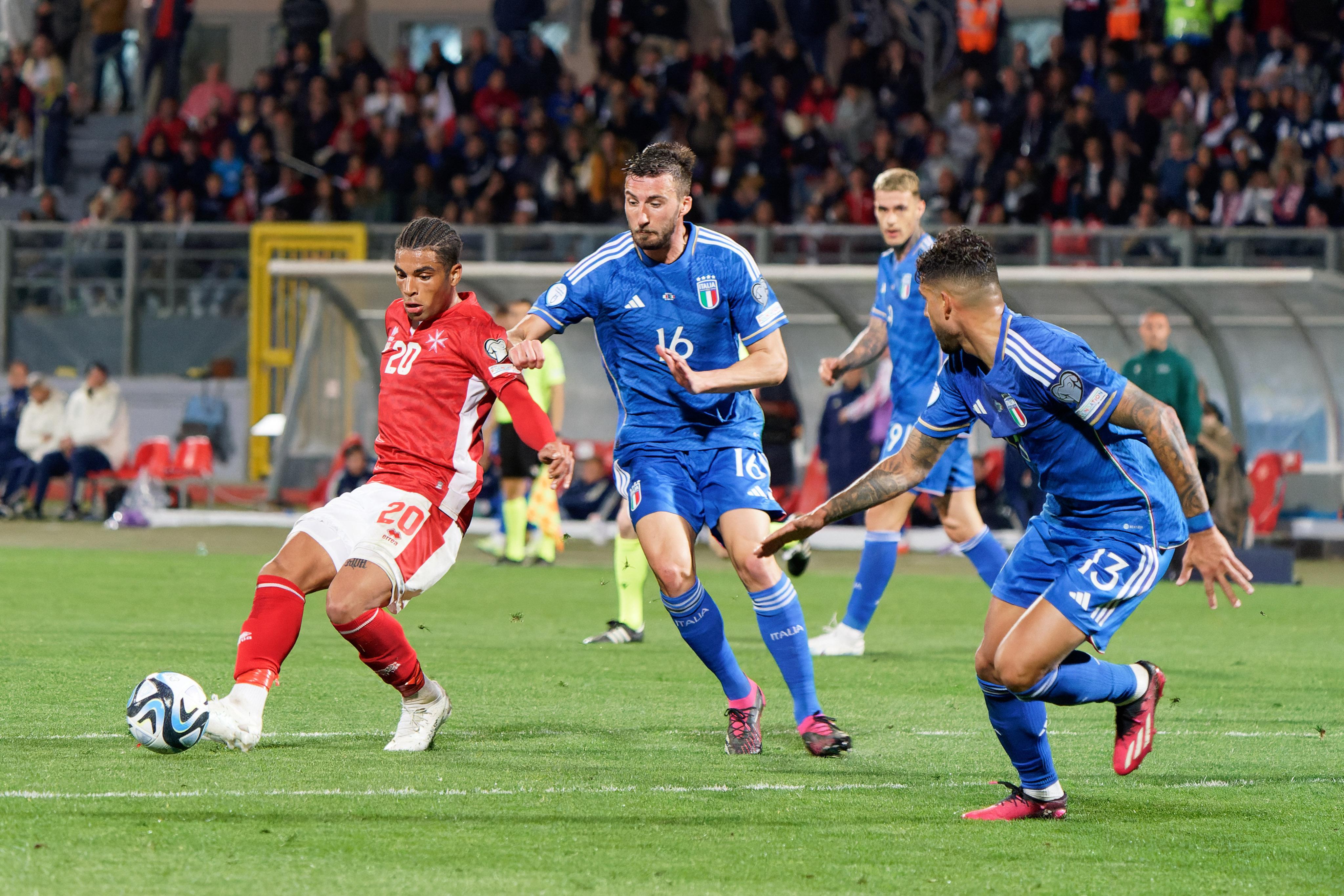 Ascolti tv, Malta-Italia vince la serata