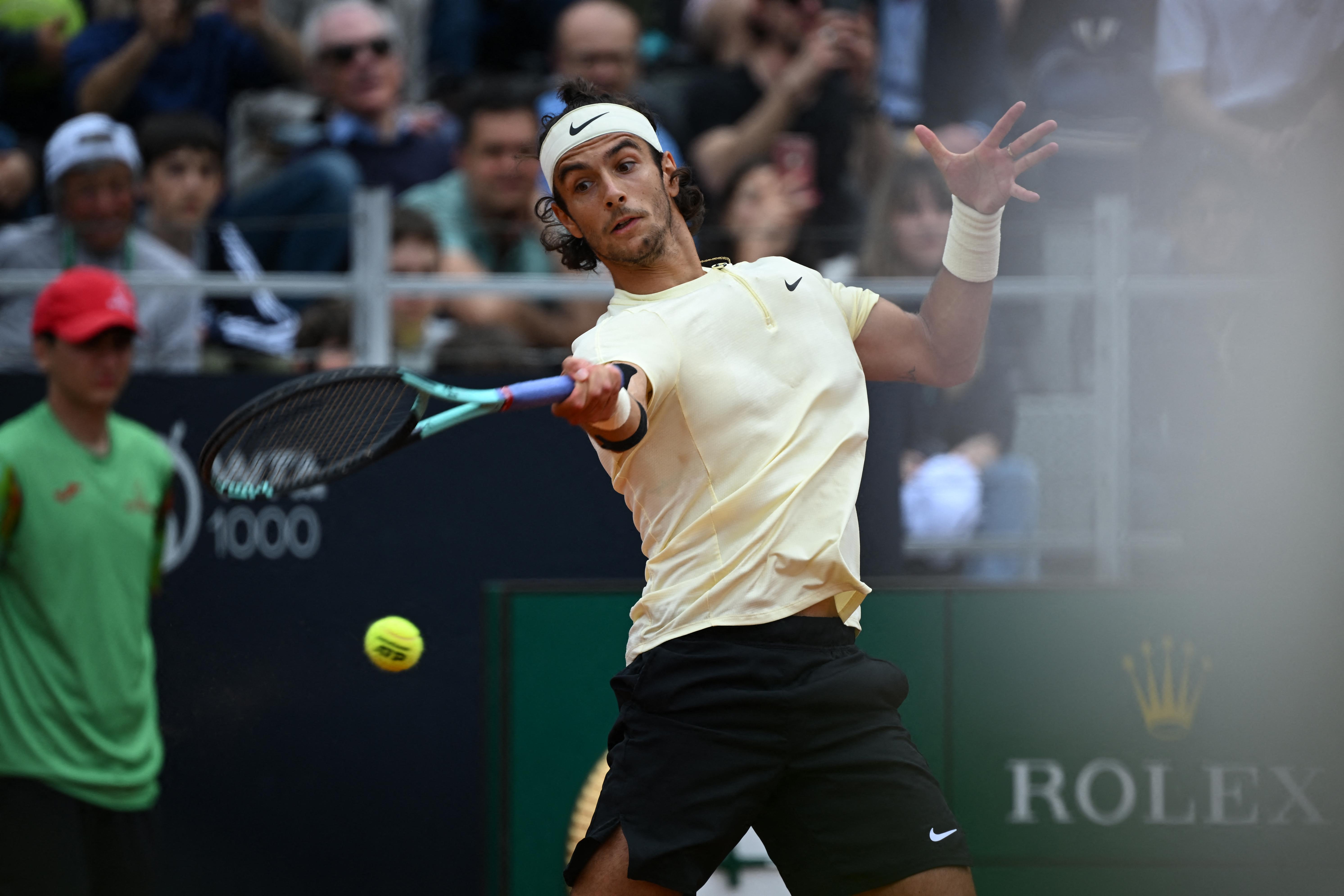 Atp Roma 2023, Musetti ko con Tsitsipas