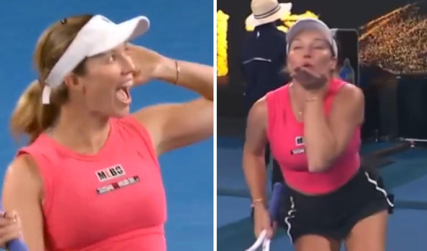 Australian Open, Collins 'bad girl': scintille col pubblico - Video