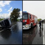 Auto contro albero sull'Ardeatina: un morto e 4 feriti