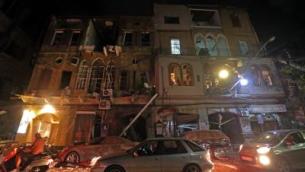 beirut_esploaione_notte_afp