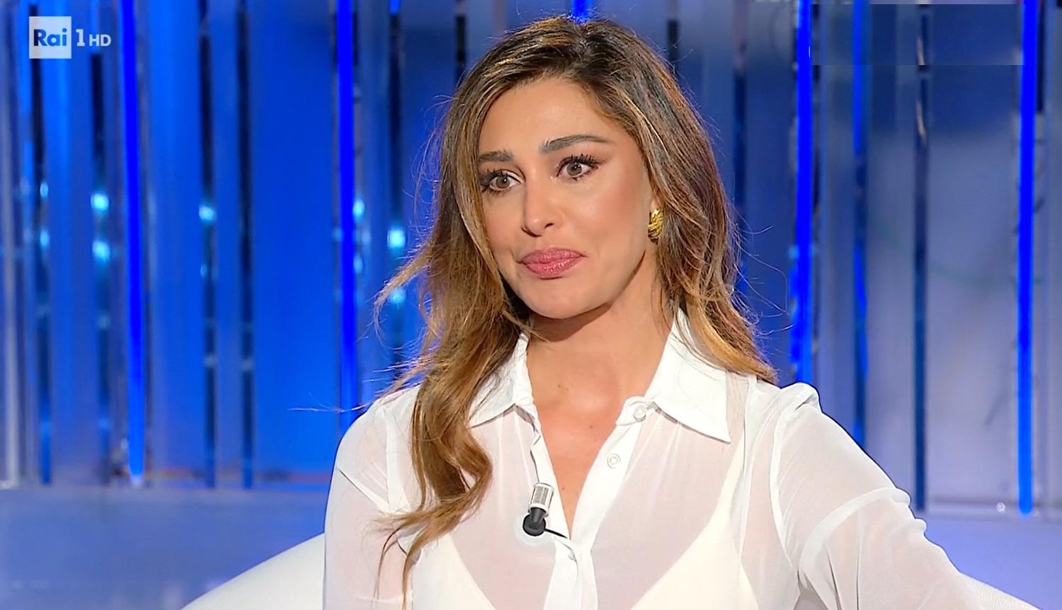 Belen a Domenica In: "E' arrivata la depressione, sono caduta in basso"