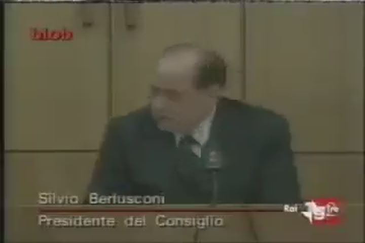 Berlusconi, l'editto contro Biagi, Santoro e Luttazzi - Video