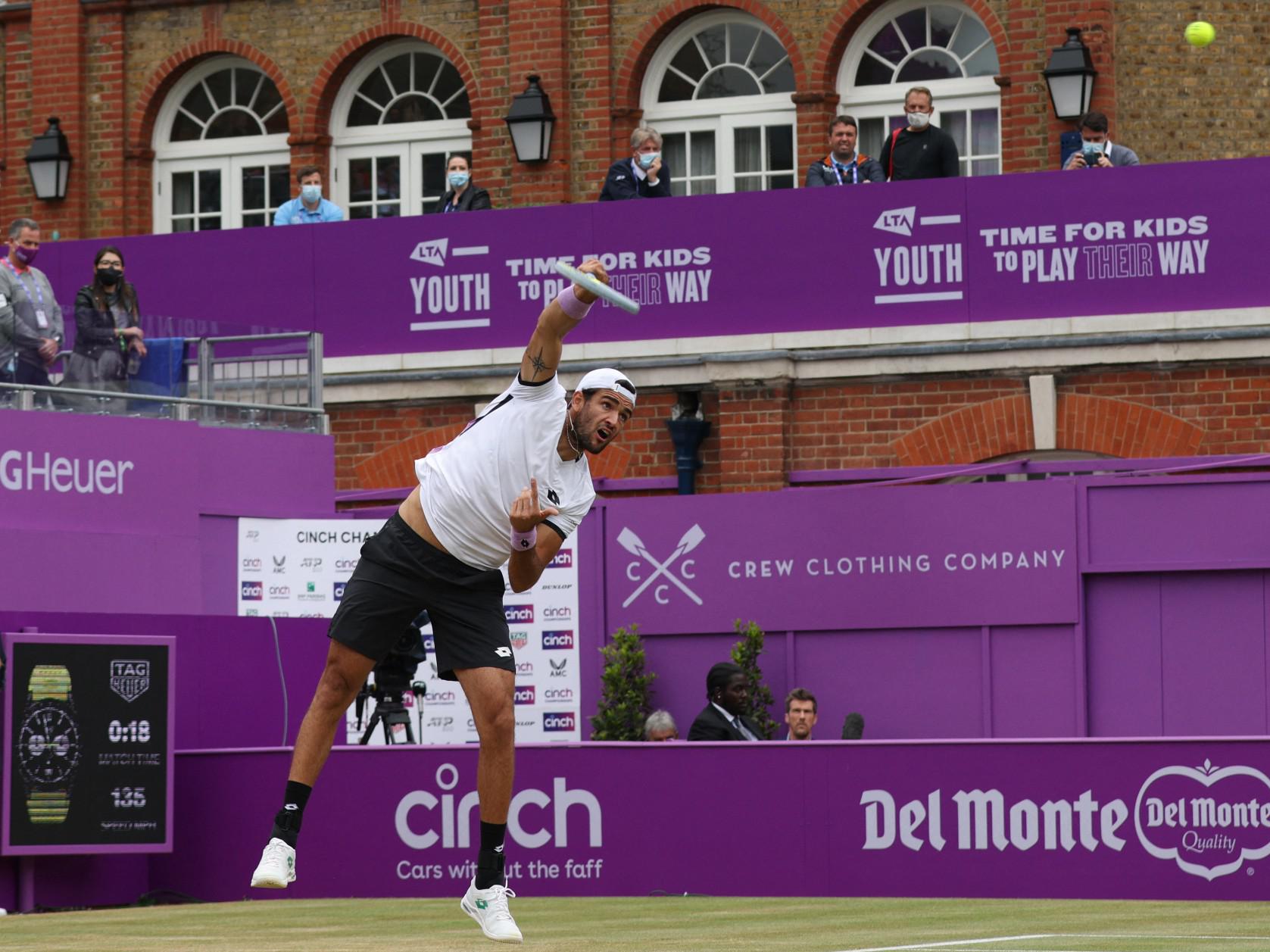 Berrettini conquista Londra, battuto il britannico Norrie