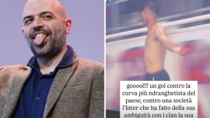 Bologna-Inter 1-0, Saviano esulta: "Gol di Orsolini contro curva ndranghetista"