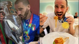 Bonucci, pasta asciutta dopo la maratona di Londra: il nuovo sfottò agli inglesi