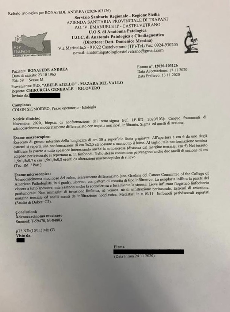 Boss Messina Denaro affetto da tumore, nel 2020 la diagnosi