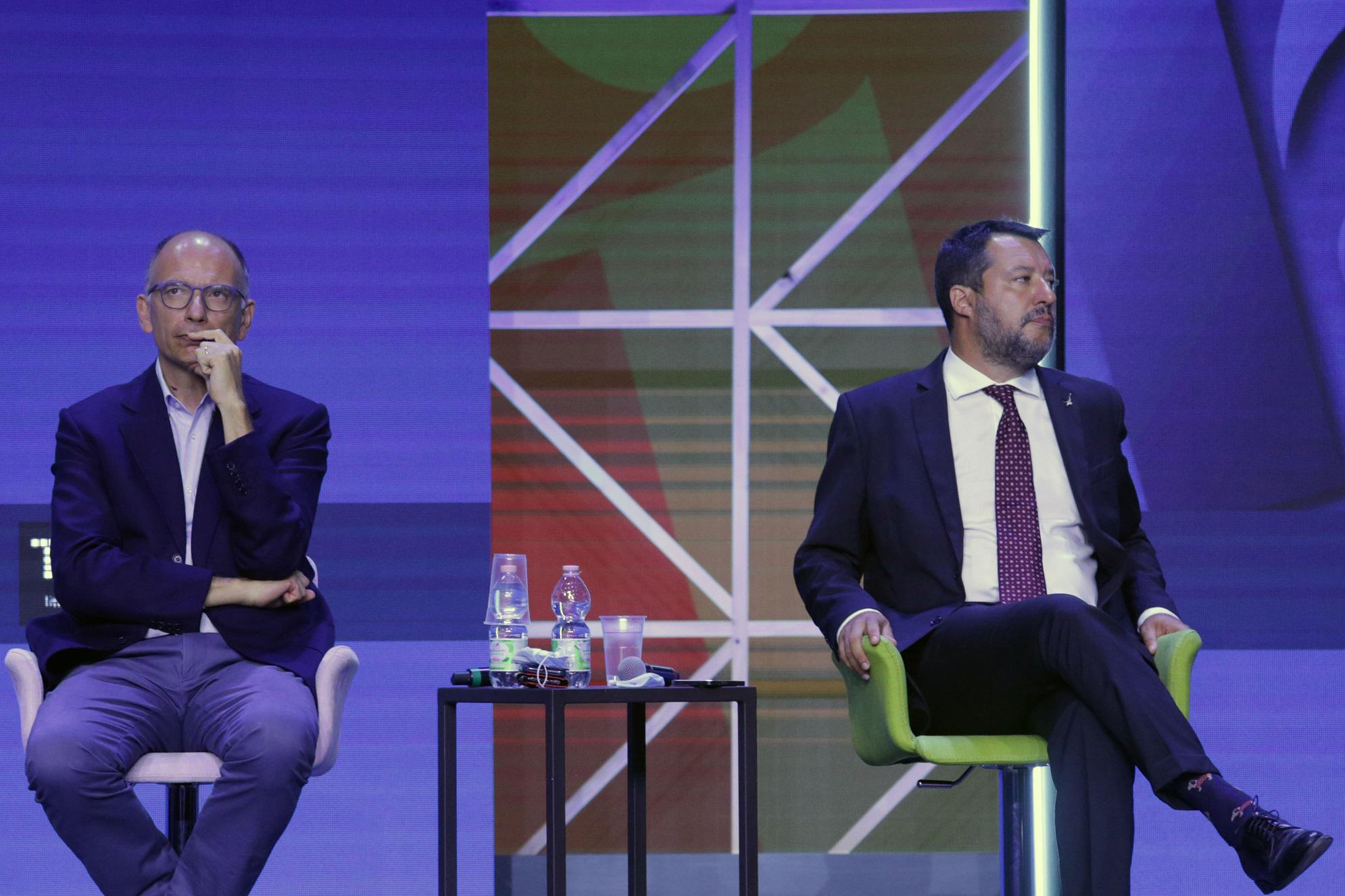 Botta e risposta Letta-Salvini sugli ultimatum al governo