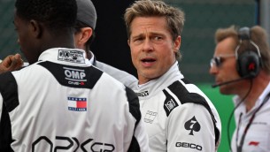 Brad Pitt al Gp di Silverstone, girerà un film sulla F1