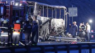 Bulgaria, si schianta bus a sud di Sofia: 46 morti