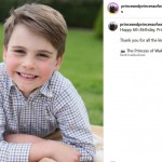 Buon compleanno Louis! Kate Middleton pubblica foto del principe che oggi compie 6 anni
