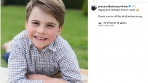 Buon compleanno Louis! Kate Middleton pubblica foto del principe che oggi compie 6 anni