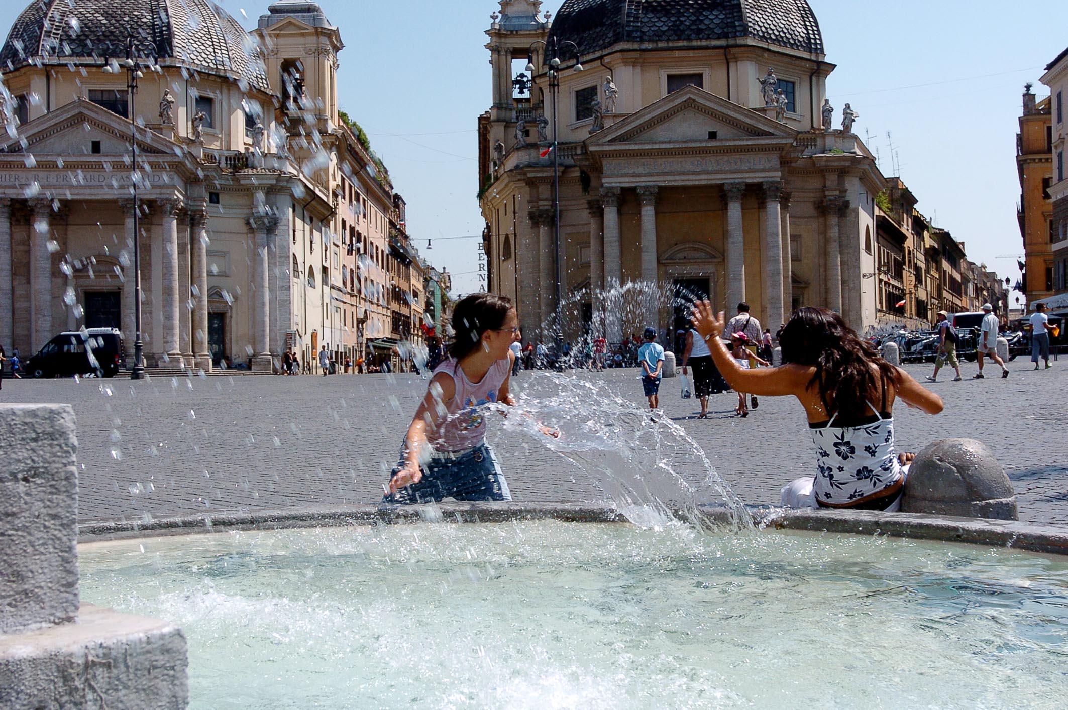 Caldo, allerta rossa per 3 giorni su Roma e Rieti