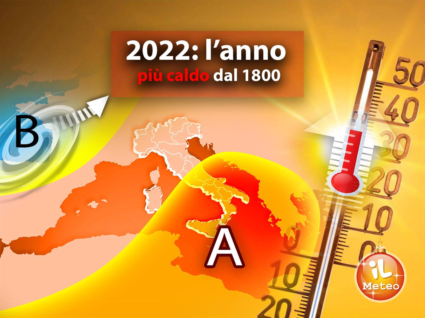 Caldo da Natale a Capodanno, 2022 anno record per meteo Italia