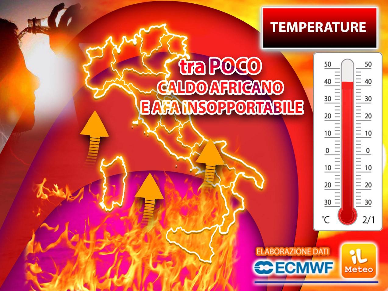 Caldo e afa non mollano, picchi di 46°C in arrivo: ecco dove