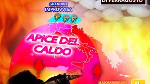 Caldo record, apice a Ferragosto poi calo termico e pioggia