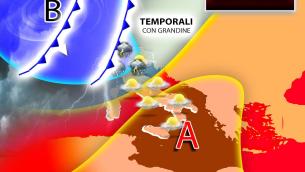 Caldo record dà tregua al Nord, in arrivo temporali e grandine: previsioni meteo