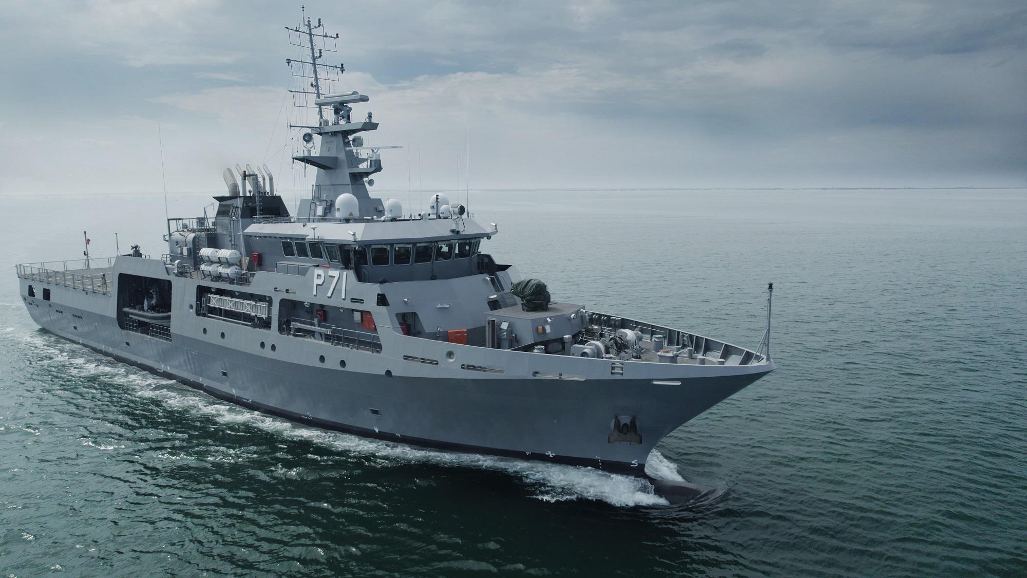 Cantiere Navale Vittoria, trasferito a forze armate Malta opv da 75 metri