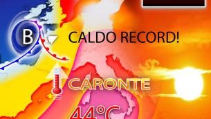 Caronte con caldo record per almeno altri 10 giorni