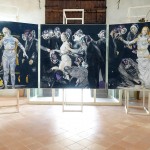 Carpi, danneggiata tela mostra Gratia Plena: aggredito l'artista Andrea Saltini