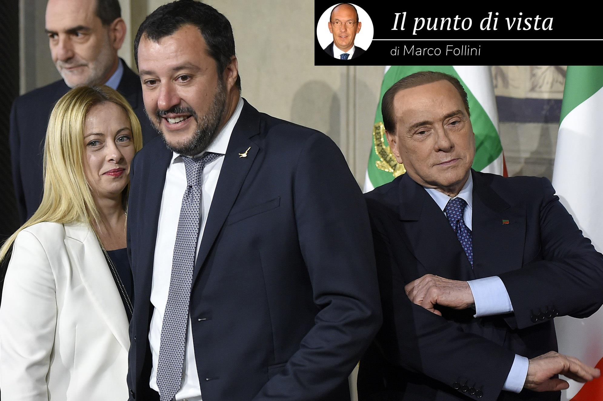 "Centrodestra non si sopravvaluti e impari l'arte del litigio"