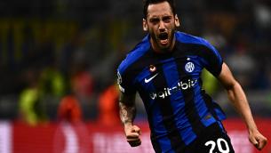 Champions, Inter-Barcellona 1-0: Calhanoglu stende i blaugrana
