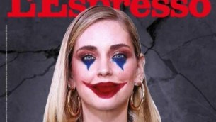 Chiara Ferragni come 'Joker' in copertina sull'Espresso: il web si spacca