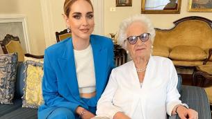 Chiara Ferragni incontra Liliana Segre