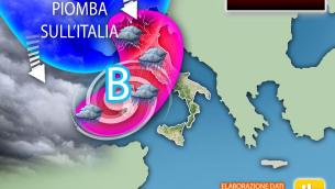 Ciclone in arrivo e weekend di pioggia battente, ecco dove
