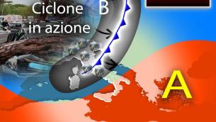 Ciclone sull'Italia, forti venti e temporali ma migliora nel weekend
