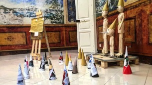 Palazzo Nicotera-Installazione di Fernando Cimorelli