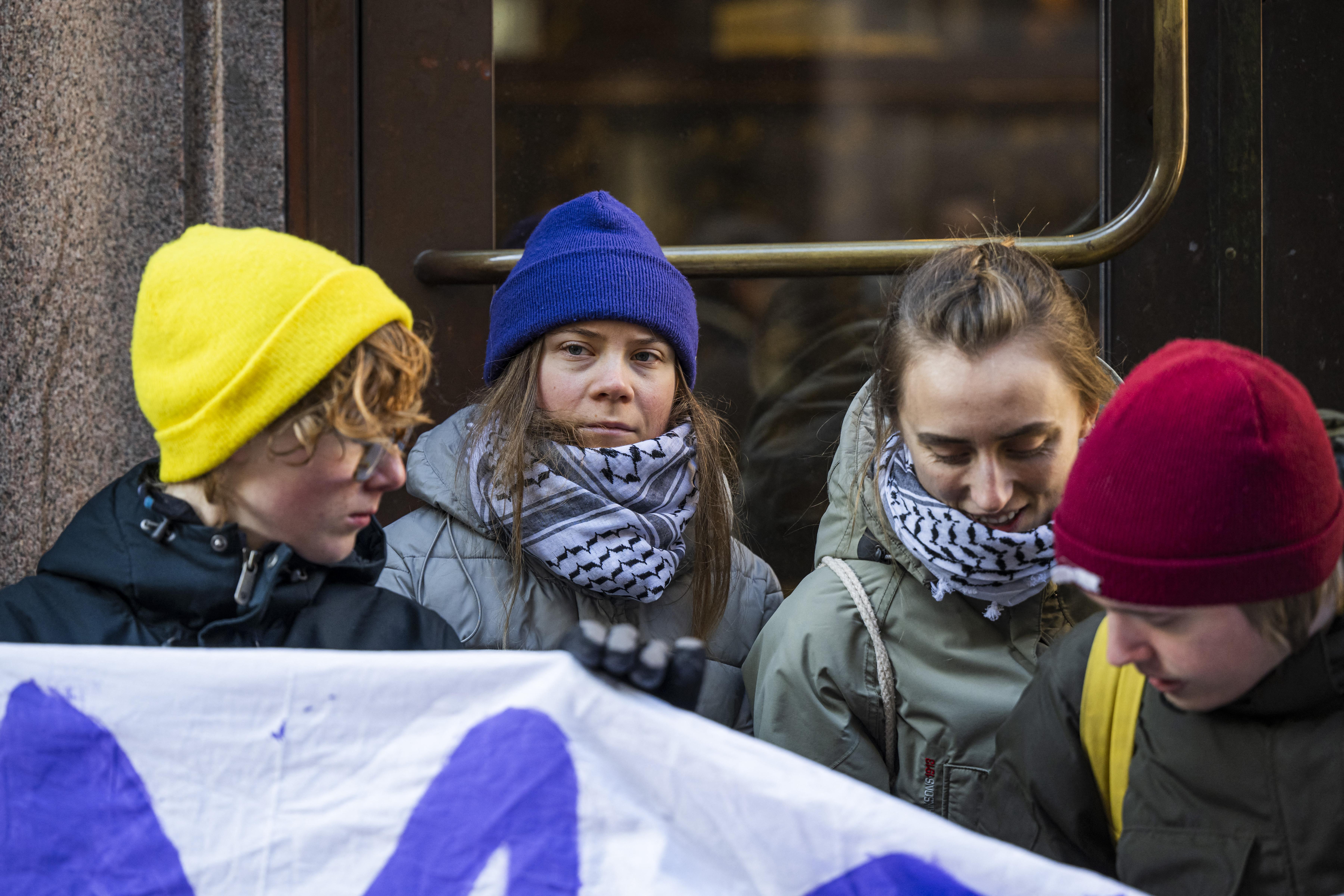 Clima, Greta Thunberg protesta davanti parlamento svedese: "Più giustizia climatica"
