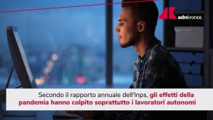 Con pandemia crollo degli autonomi, il quadro dell'Inps