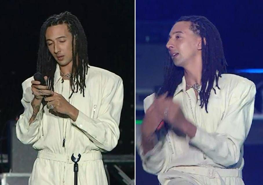 Concerto primo maggio, Ghali 'mollato' dal microfono