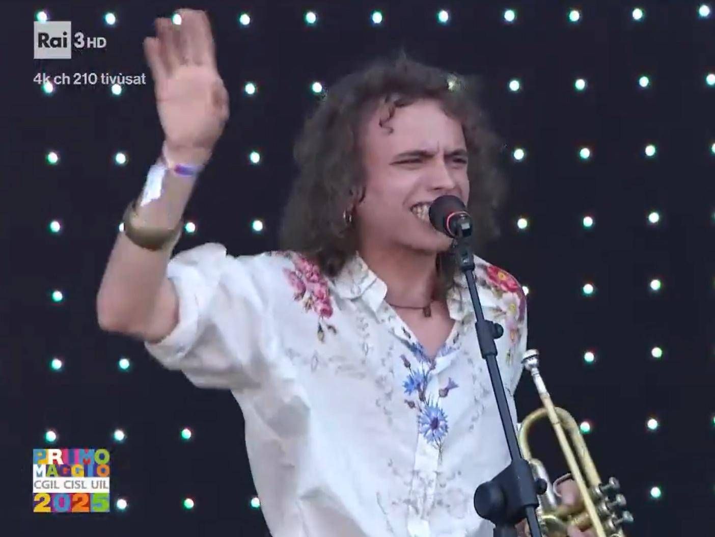 Concerto primo maggio, I Patagarri: "Palestina libera"