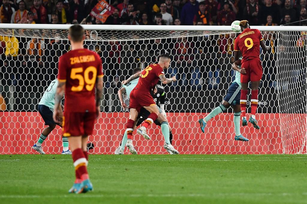 Conference League, Roma-Leicester 1-0: giallorossi in finale