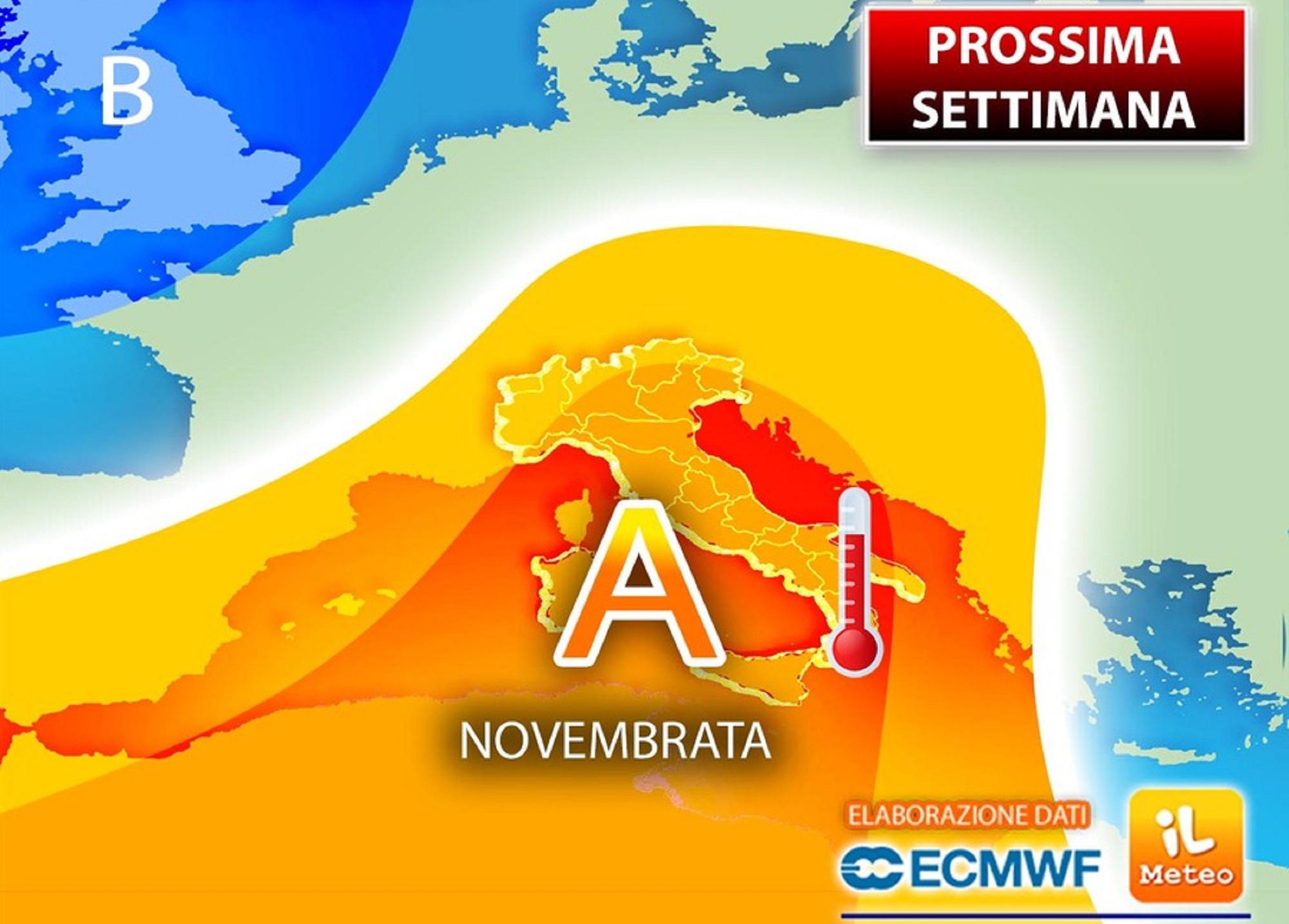 Confermata la Novembrata, le previsioni per la settimana
