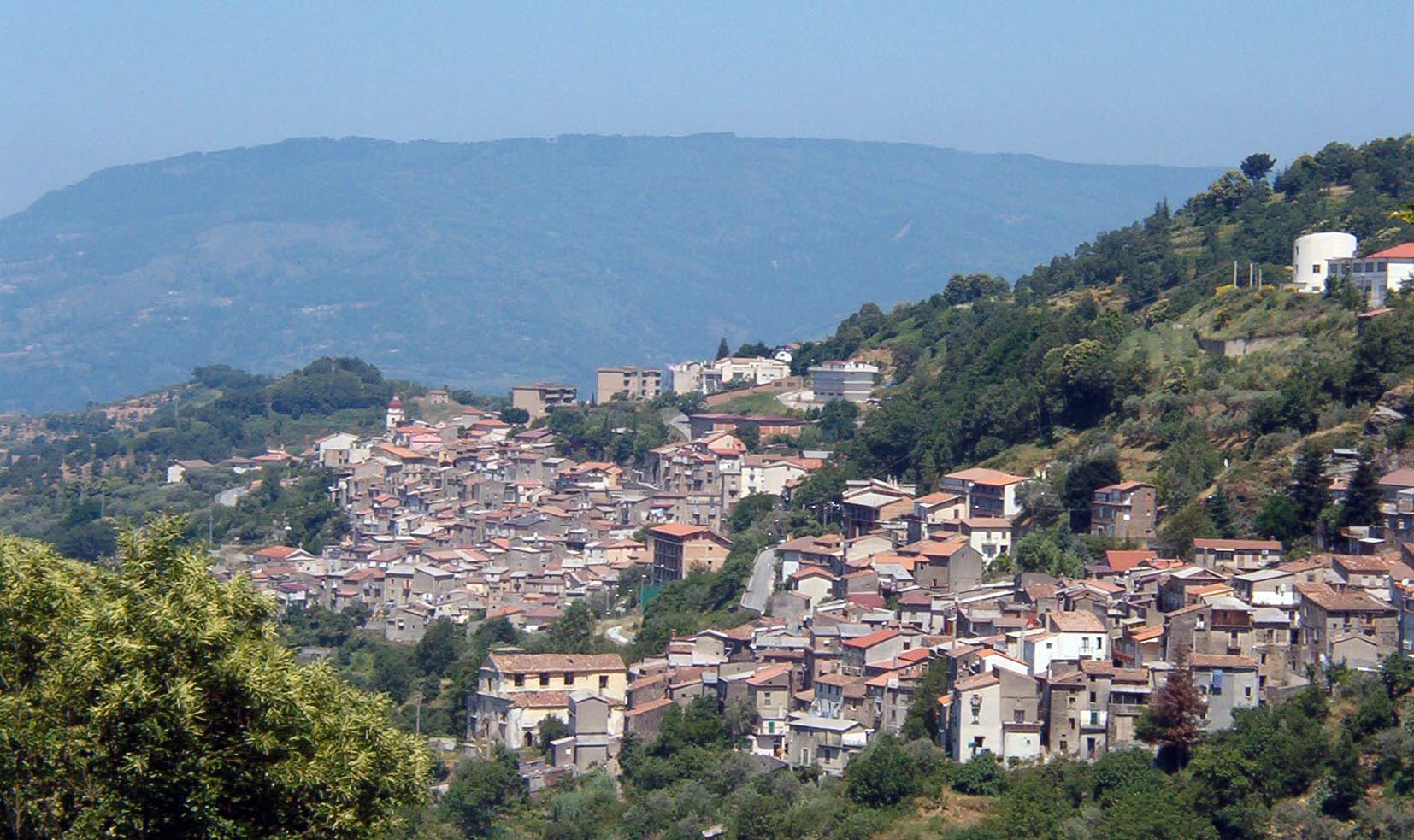 Scorcio panoramico di Conflenti (Catanzaro)