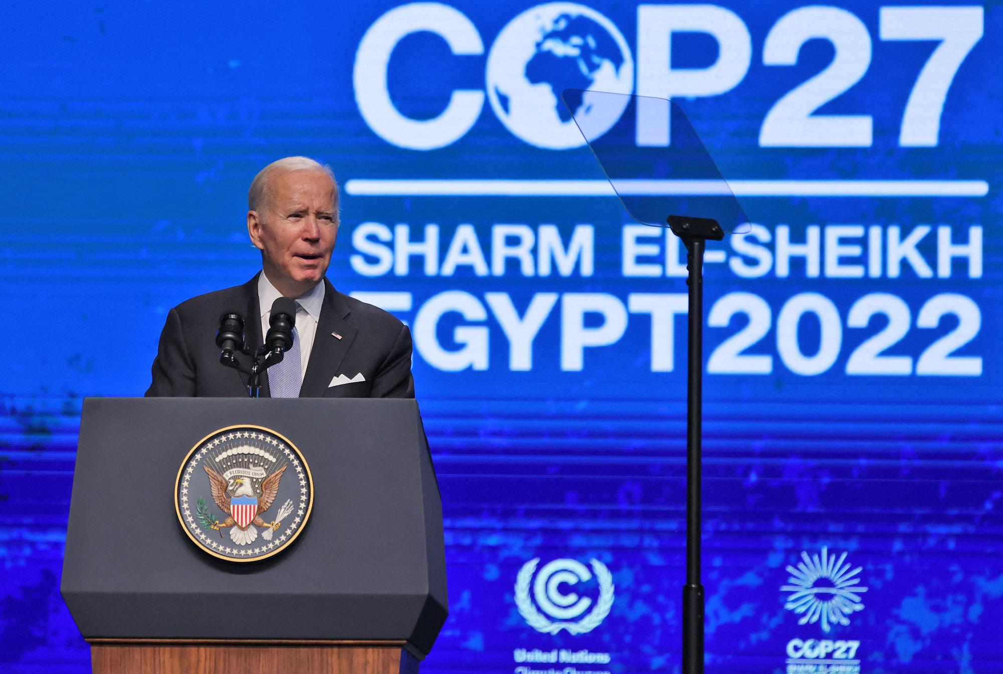 Cop27, Biden: "Mi scuso per ritiro Usa da accordi su clima, ora obiettivi più ambiziosi"