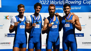 Coppa del Mondo di canottaggio a Lucerna, l'Italia chiude con 6 medaglie