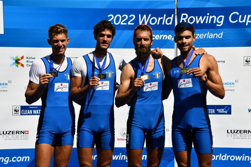 Coppa del Mondo di canottaggio a Lucerna, l'Italia chiude con 6 medaglie