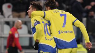 Coppa Italia, Juve-Sassuolo 2-1: Dybala-Vlahovic e bianconeri in semifinale