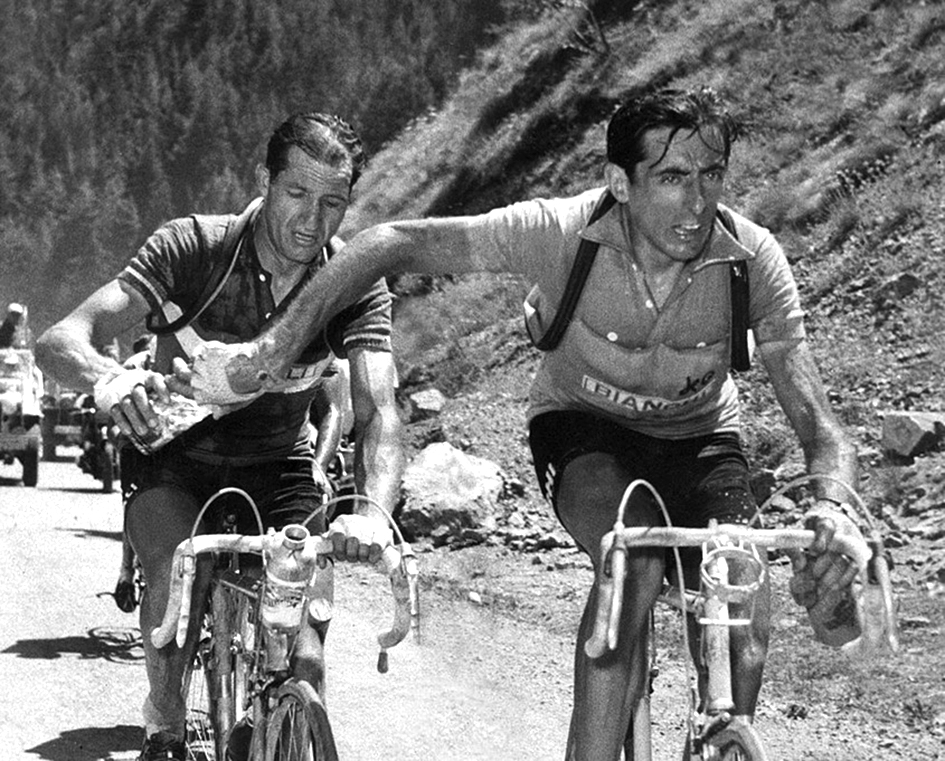 Fausto Coppi e Gino Bartali