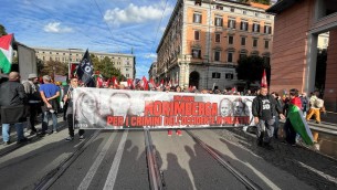 Corteo pro-Palestina a Roma