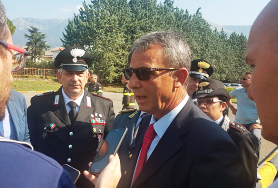 Il ministro Costa a Civita